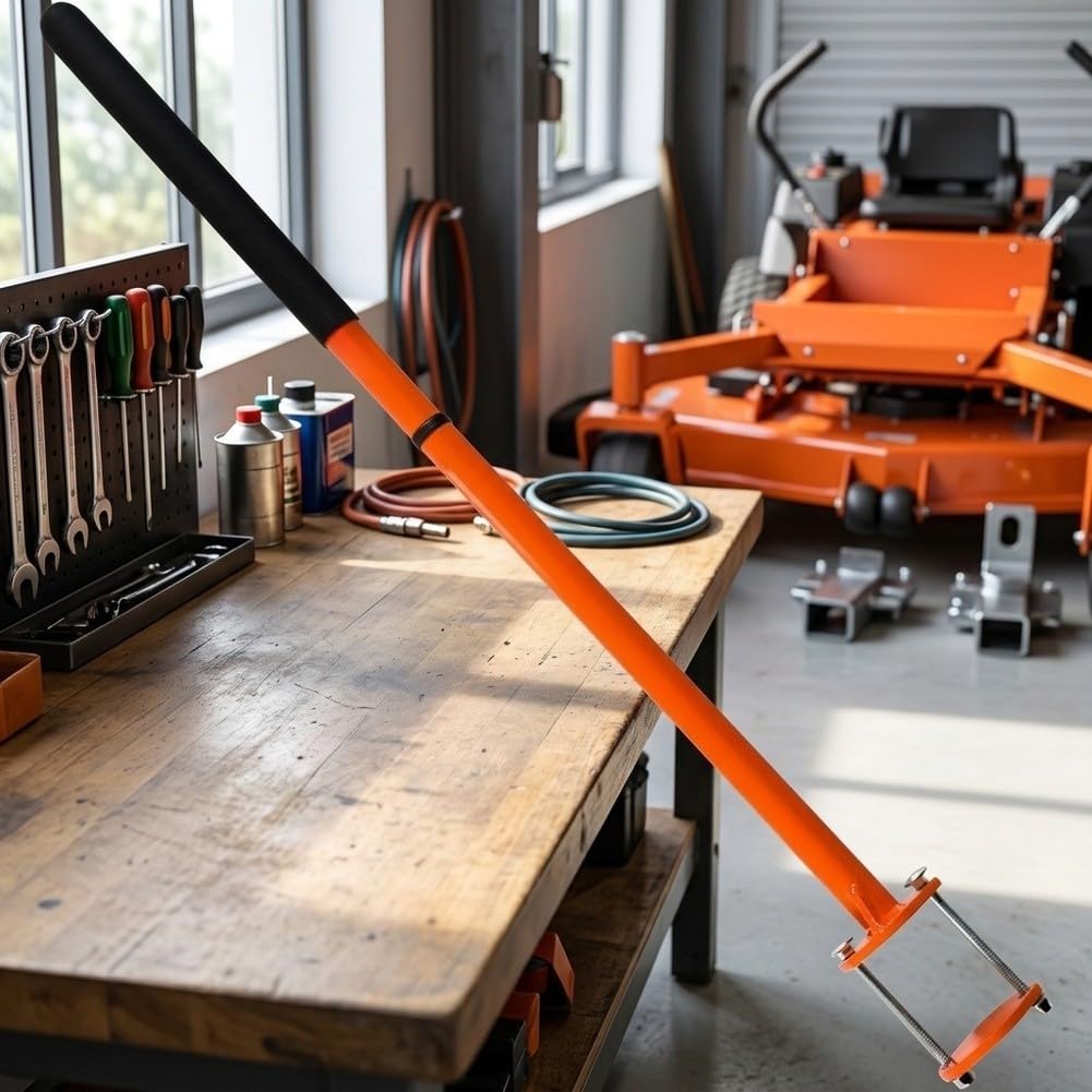 Mango ergonómico de asistencia de agarre para cortacéspedes de giro cero, kit de montaje resistente, salida de fácil entrada, agarre de espuma de hierro grueso para Bad Boy