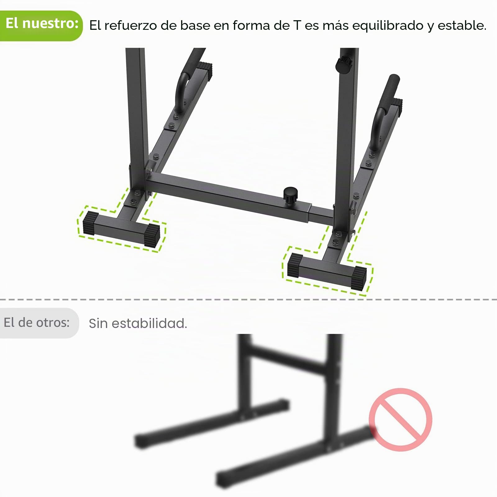 SELEWARE Dip Barren Calisthenics Equipment, Estación de inmersión de altura ajustable, barra paralela multifunción para entrenamiento de fuerza en el gimnasio en casa