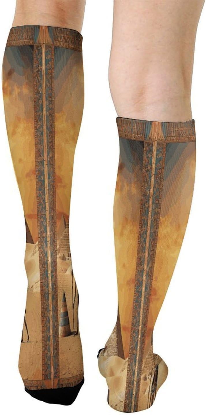 Ancient Egypt Crew Socks Calf Socks Athletic Crew Sock