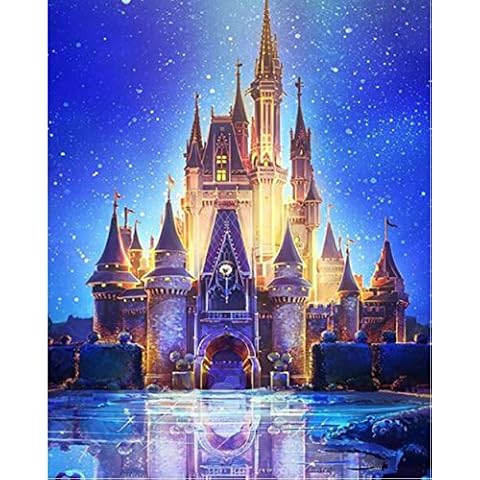 5D Diamond Painting Kits Full Drill Diamond Embroidery by Sun Cling,12x16 Inches Cover