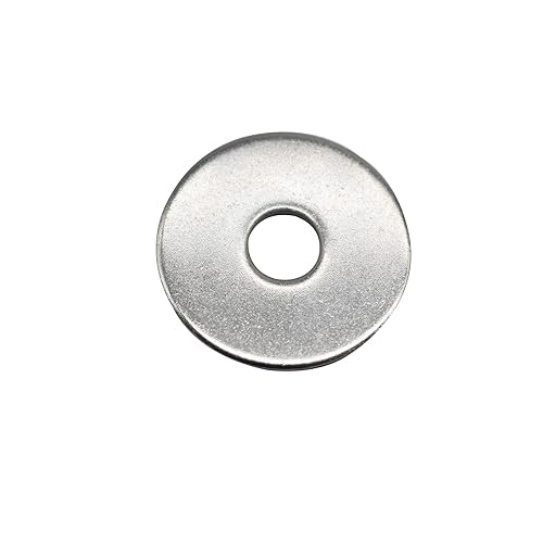 50 piezas M6x30mm (OD) Inoxidable Fender Arandela Plana Grande para Tornillo Hardware Lock 0.079 in Grueso