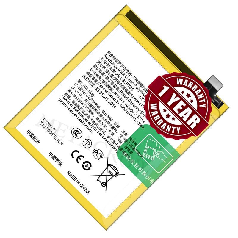 Image of Original BLP735 Battery Compatible for Oppo Reno 2 (CPH1907) - (4000mAh) - 1 Year Warranty JK1