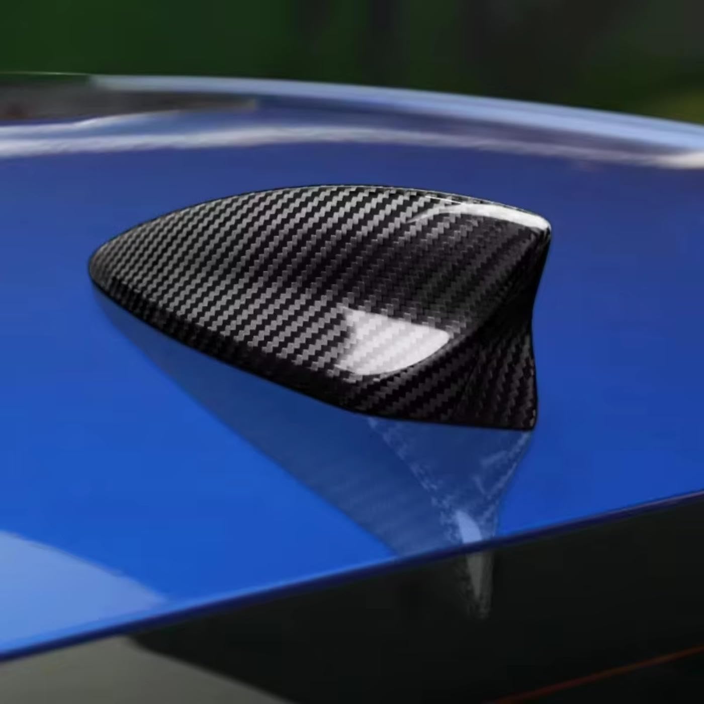 Fit for Cadillac XT5 2016-2022, Antenna Cover, Black Car Antenna Topper Cover Trim Exterior Decoration, Carbon Fiber Pattern