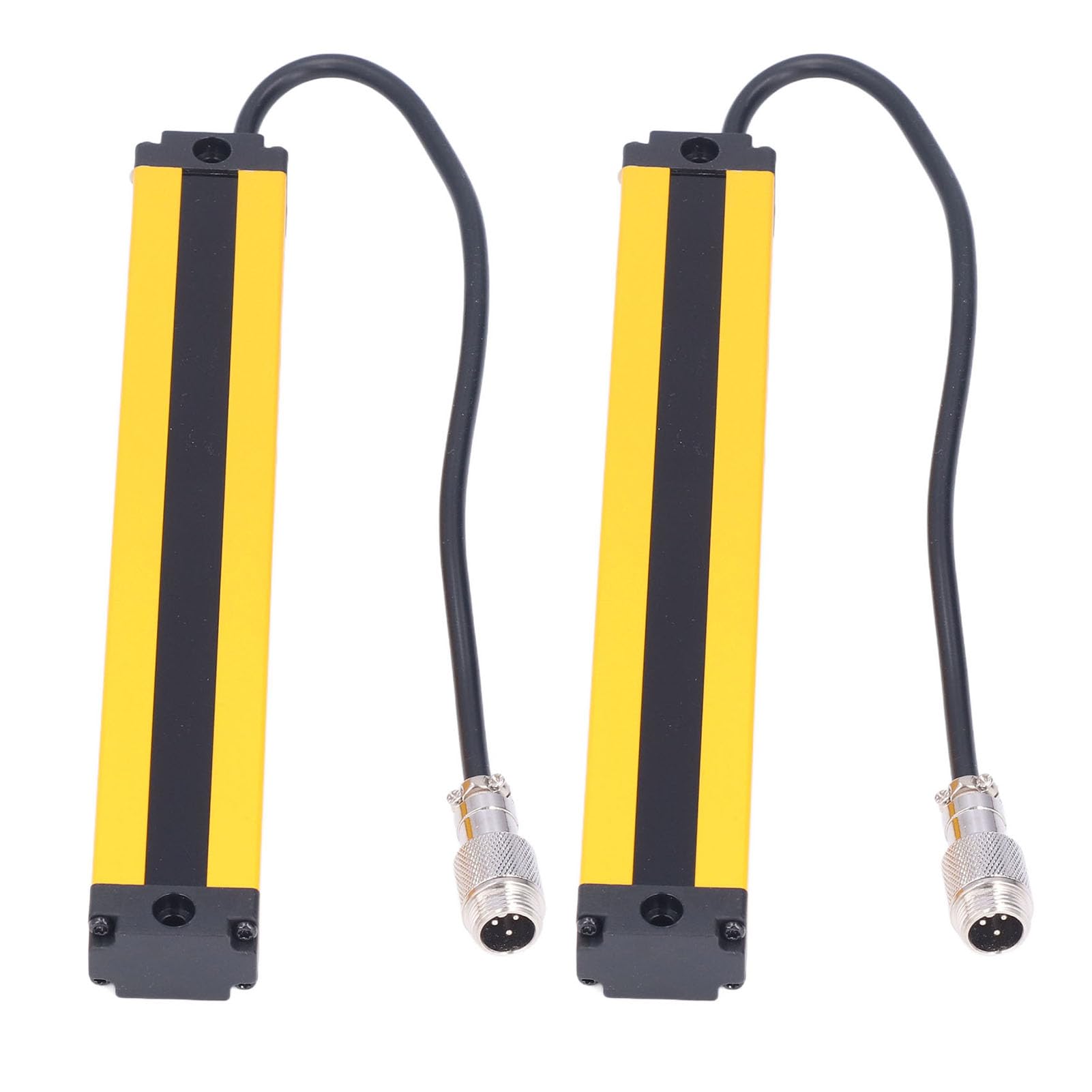 Kurtyna świetlna Bezpieczeństwa ABS Czujnik Ekranu świetlnego ze Stopu Aluminium 8 Belek Rozstaw 20 Mm Wysokość 140 Mm NPN NC IP65 do Linii Produkcyjnych do Tłoczenia i ścinania
