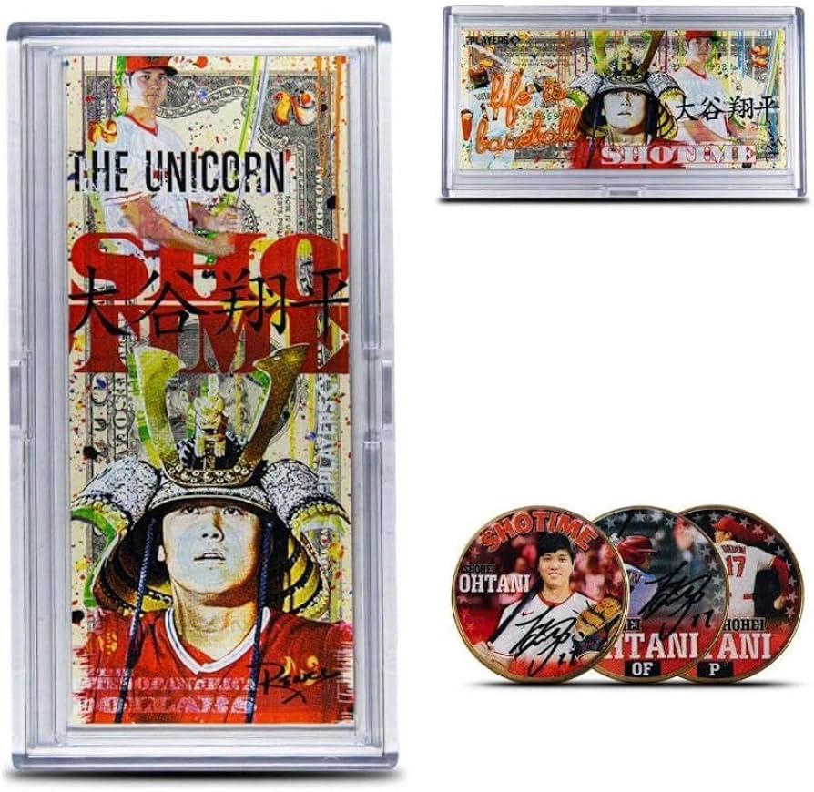 記念限定品合計10点】大谷翔平2ドル紙幣7枚＆ 1/2ドル金貨3枚【おまけ有】