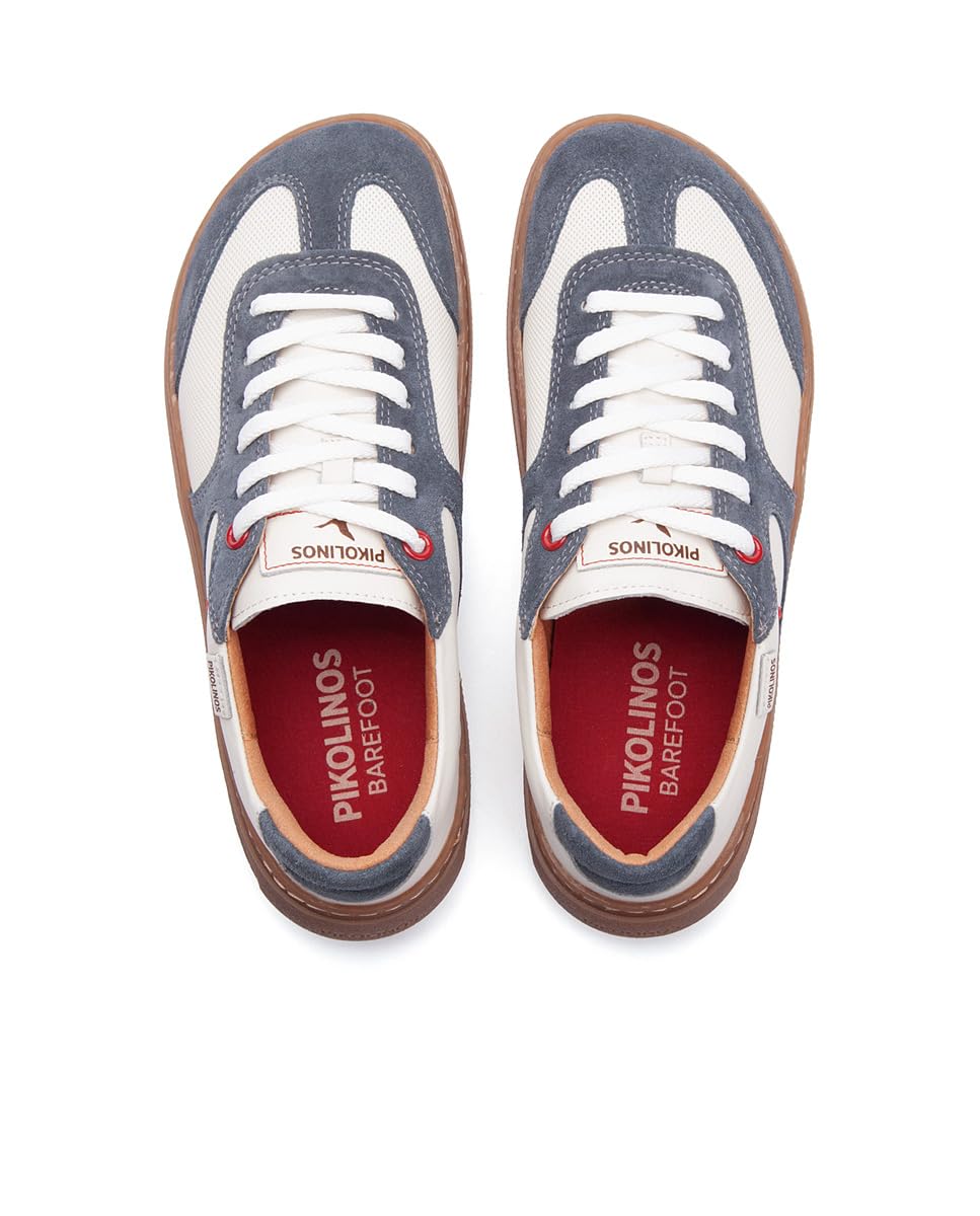 Pikolinos Aranjuez Deportivos Barefoot Unisex | en Cuero | Plantilla Extraíble | Talla EU 35-47