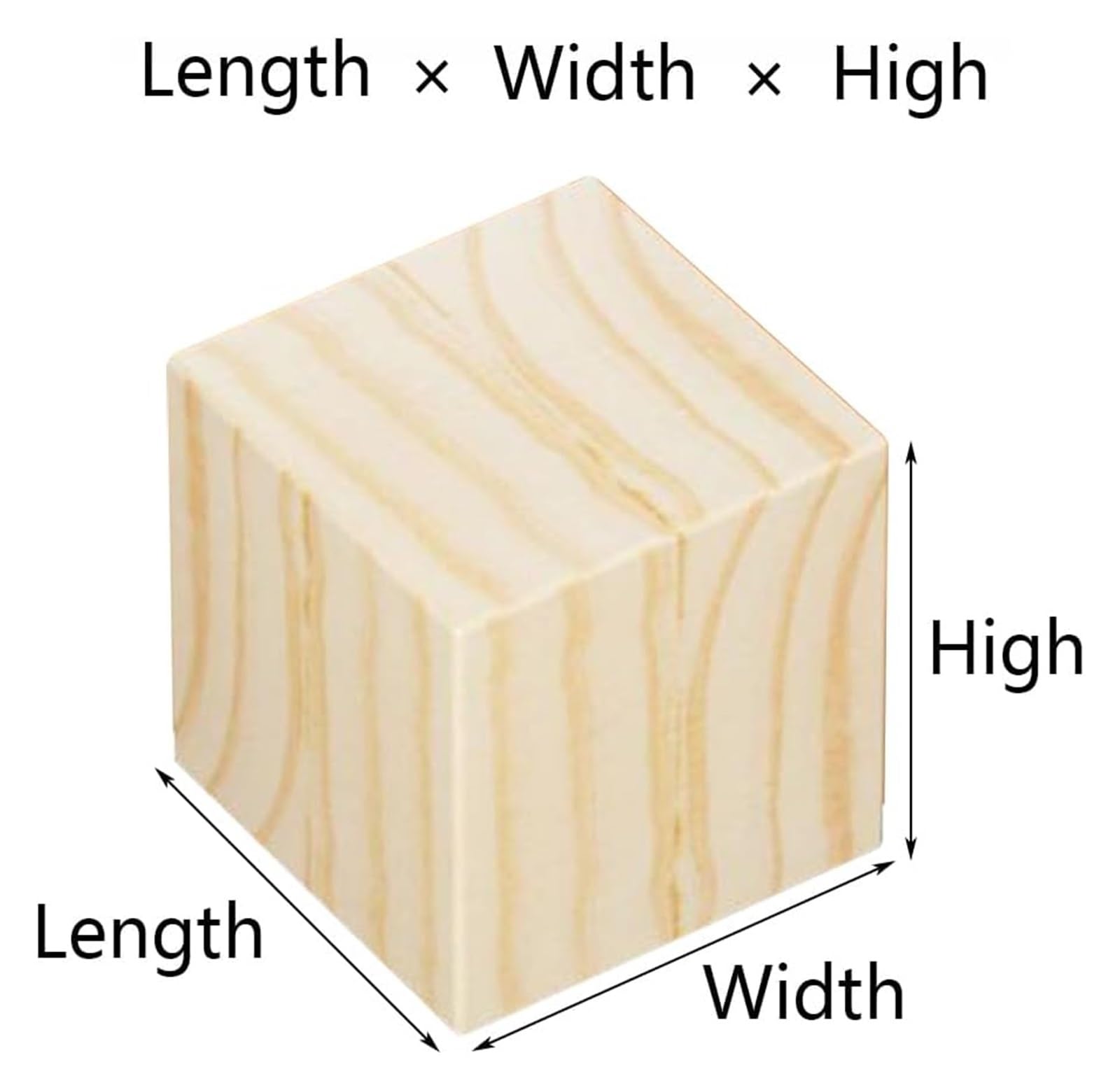 Podnośniki do łóżek drewnianych, Podstawki meblowe, 4 sztuki, drewniane, wysokość 1–5 cm, wiele rozmiarów(15 x 15 x 1.5cm)