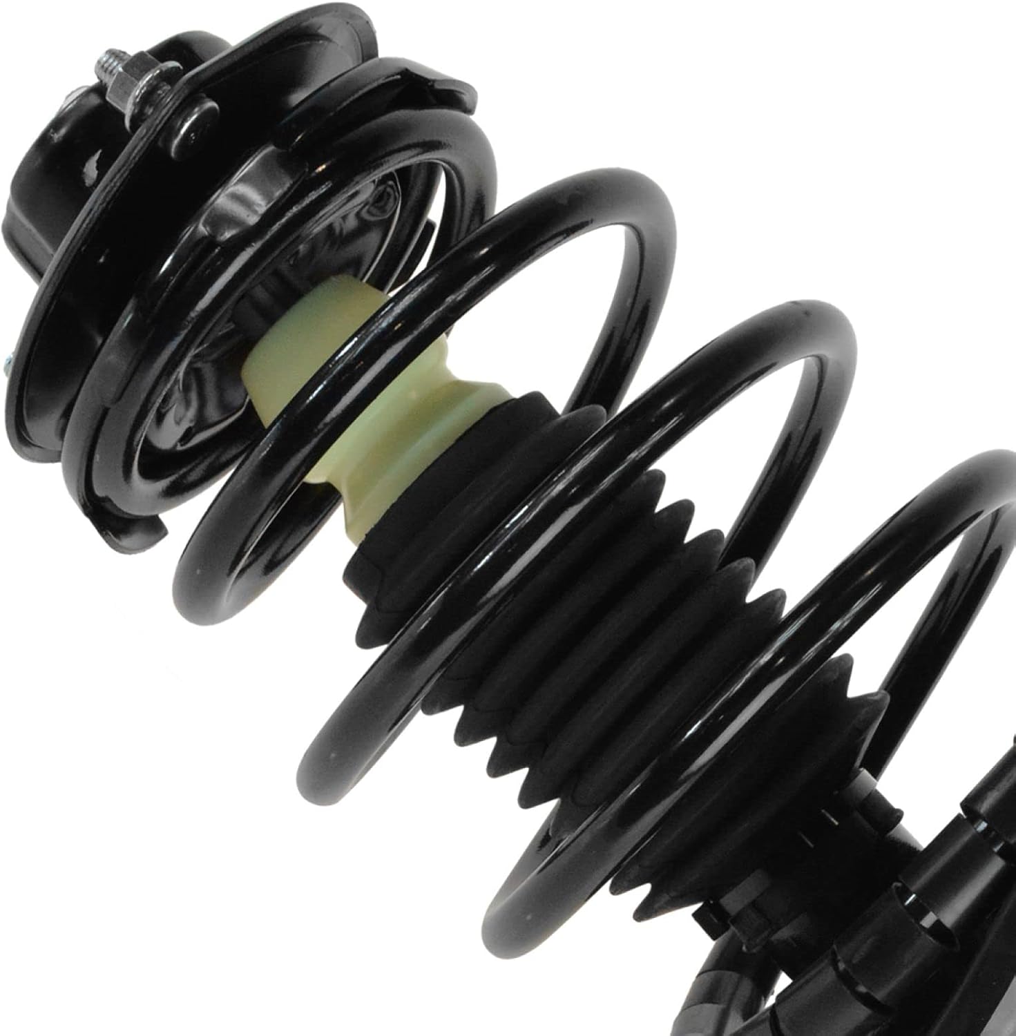 TRQ Front Driver Side Strut and Spring Assembly Gas Charged Coil Spring Compatible with 1992-1994 Lexus ES300 1992-1994 Toyota Camry