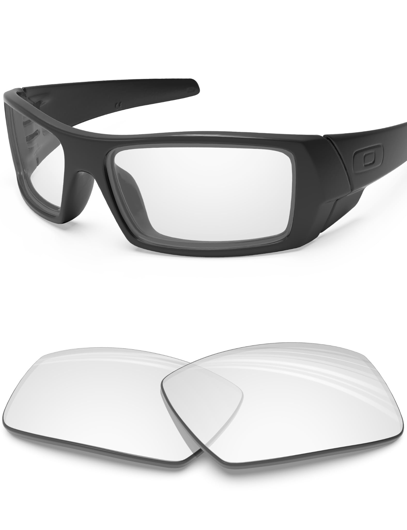 BlazerBuck Anti-salt Replacement Lenses for Oakley Gascan - High Definition Clear