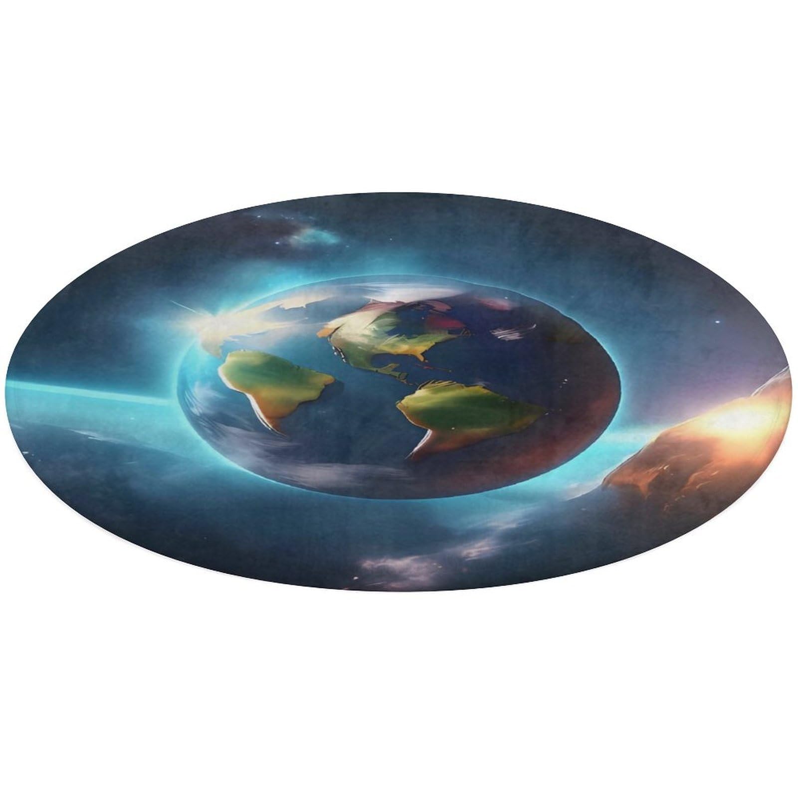 Tapis rond doux absorbant résout le problème des sols humides et froids
