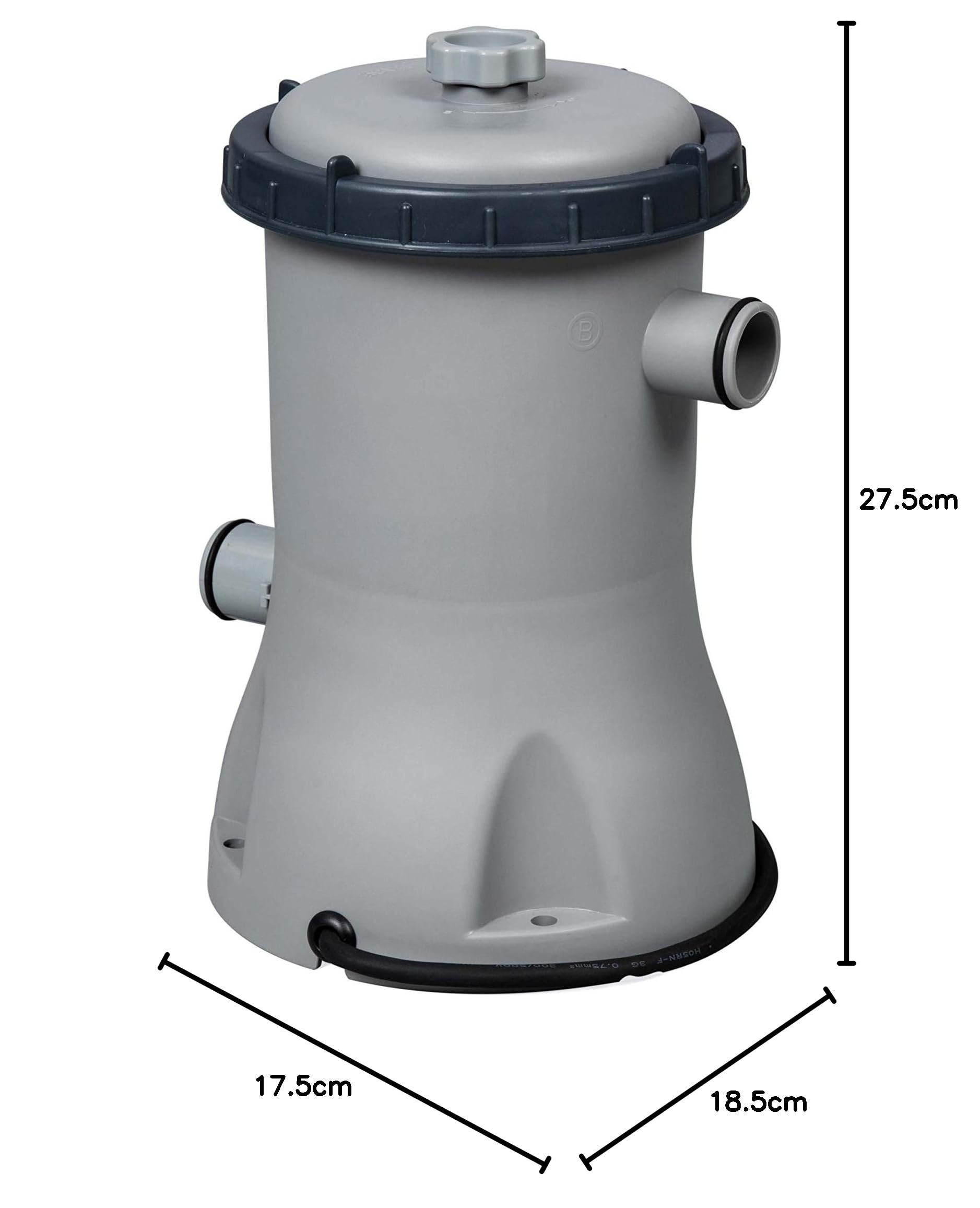 Bestway Flowclear - Pompa per piscina, colore: Grigio