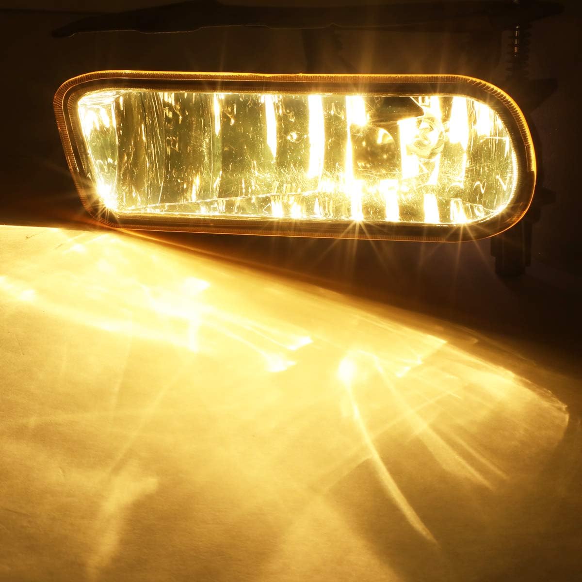 DNA MOTORING FL-ZTL-251-CH Assembly Fog Light Driver & Passenger Side Enhance visibility [Compatible with 02-06 Cadillac Escalade]