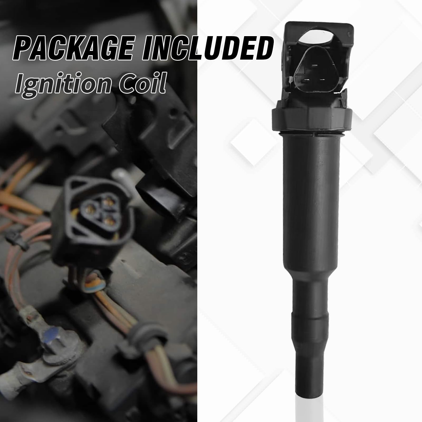 4Pz Bobine Accensione UF592 UF571, Bobine di Accensione per Auto, Sostituzione per Citroen C3 C4 C5 DS3, Sostituzione per Mini R55 R56 R57 R58 R59 R60, Sostituzione per Peugeot 207 CC
