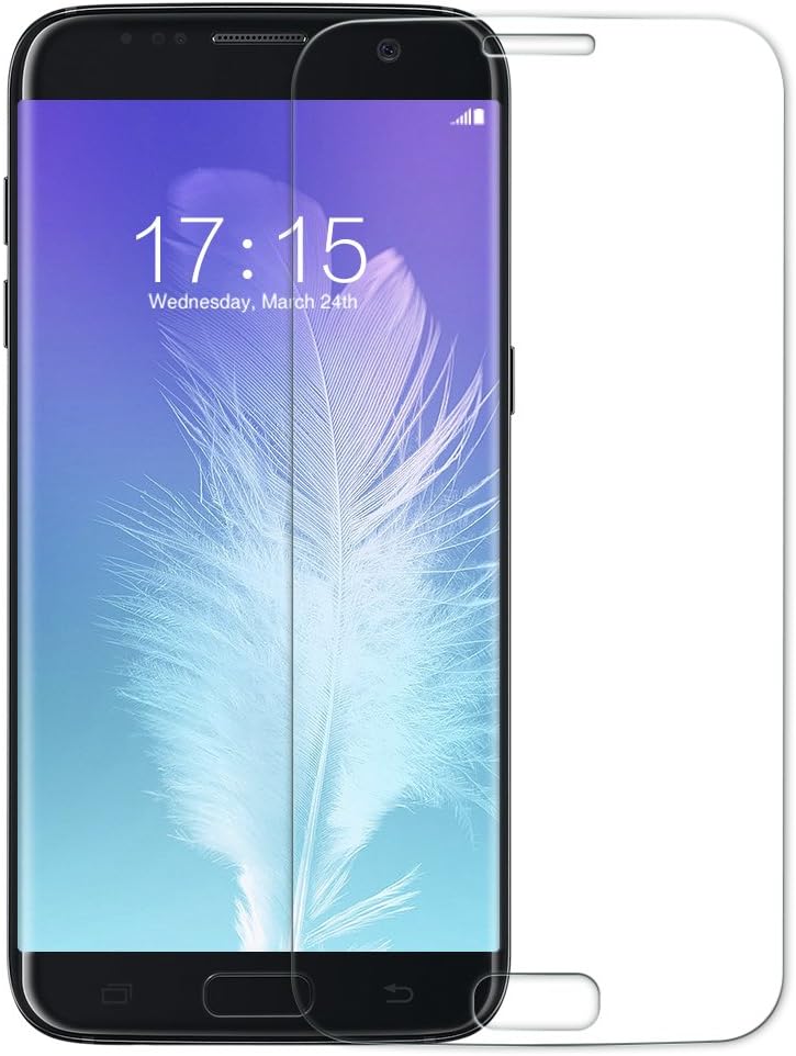 [1 Pack] Samsung Galaxy S7 Edge Screen Protector, Senisttech High Transparency Anti Fingerprint 9H Tempered Glass Screen Protector Anti-Shatter Film for Samsung S7 Edge 5.5 Inch [3D Touch Compatible]