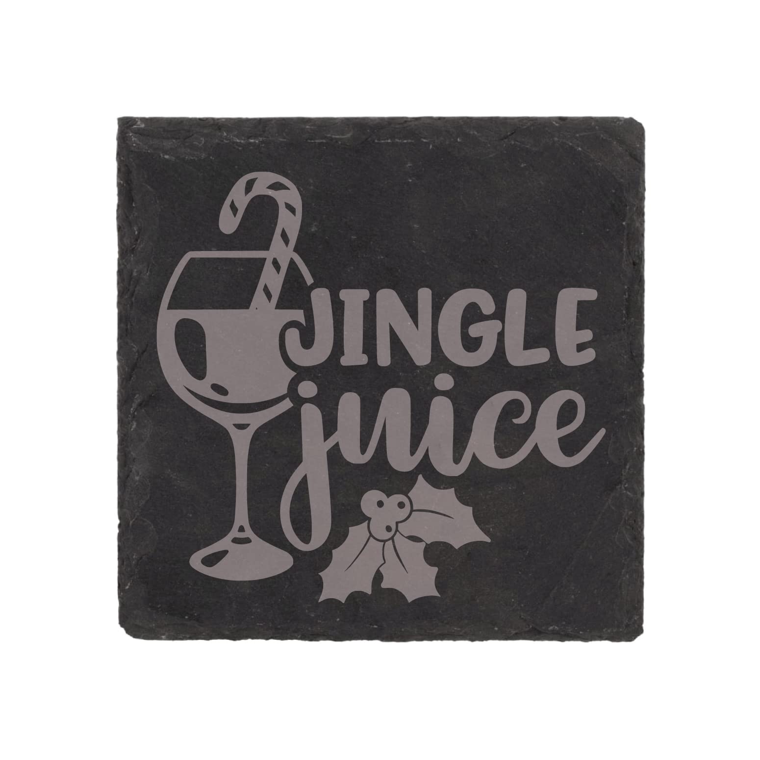 Sous verre en ardoise Jingle Juice le cadeau amusant parfait pour un ami