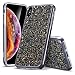 ESR Glitter Hard Case for iPhone Xs/iPhone X, Bling Hard Cover with Dual-Layer Structure [Hard PC Back Exterior + Soft TPU Interior] for The iPhone 5.8 inch(2018 & 2017)(Black)