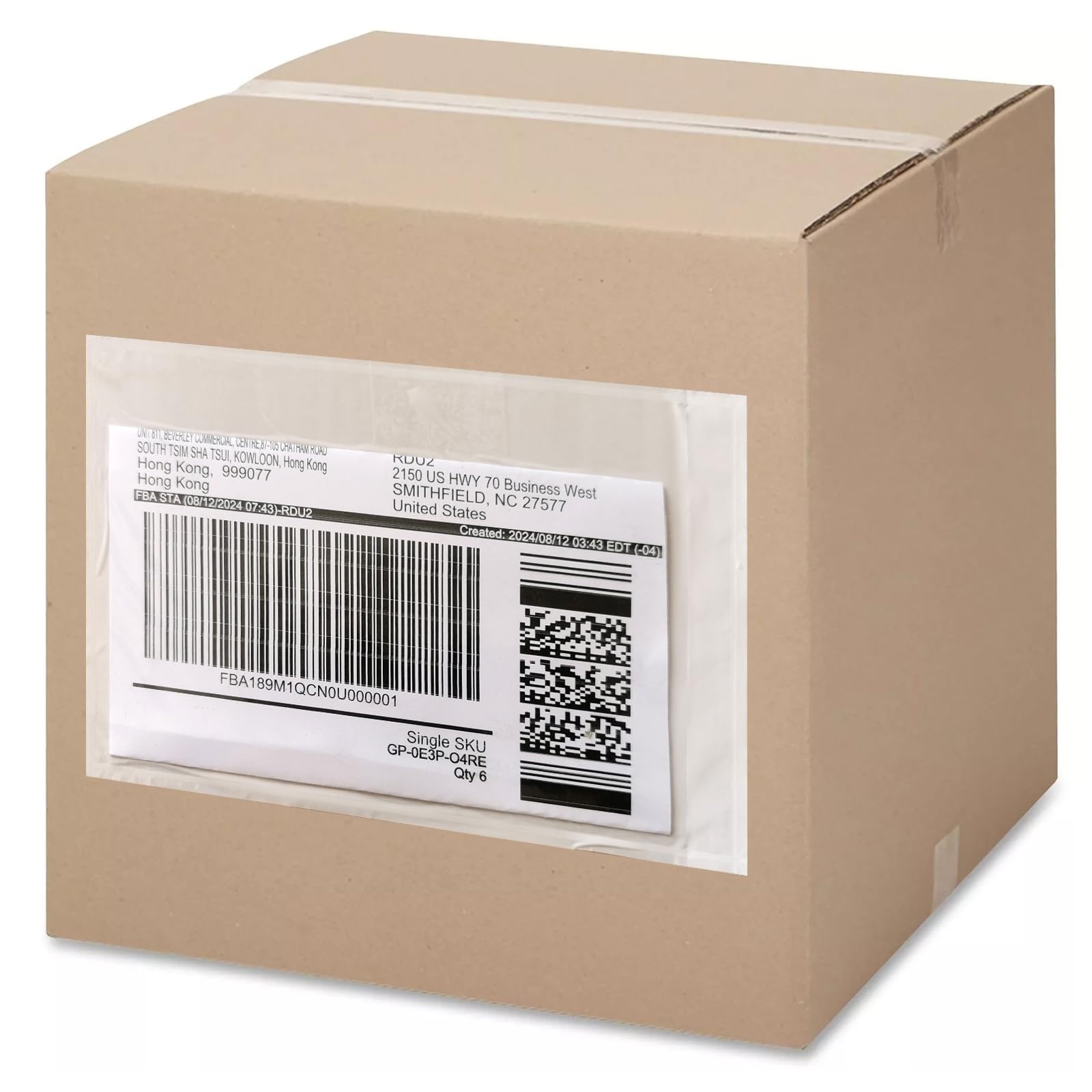 1000 pz 17 '' x 20 '' Clear Lista di imballaggio Buste Adesivo Spedizione Etichetta Busta, Trasporto Documento Buste, Chiaro Viso