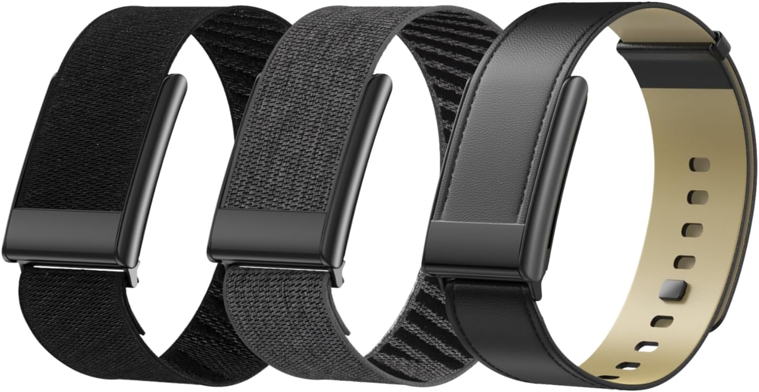 Vanet Nylon & Leather Straps Compatible with Whoop 5.0 Bands Peak and One