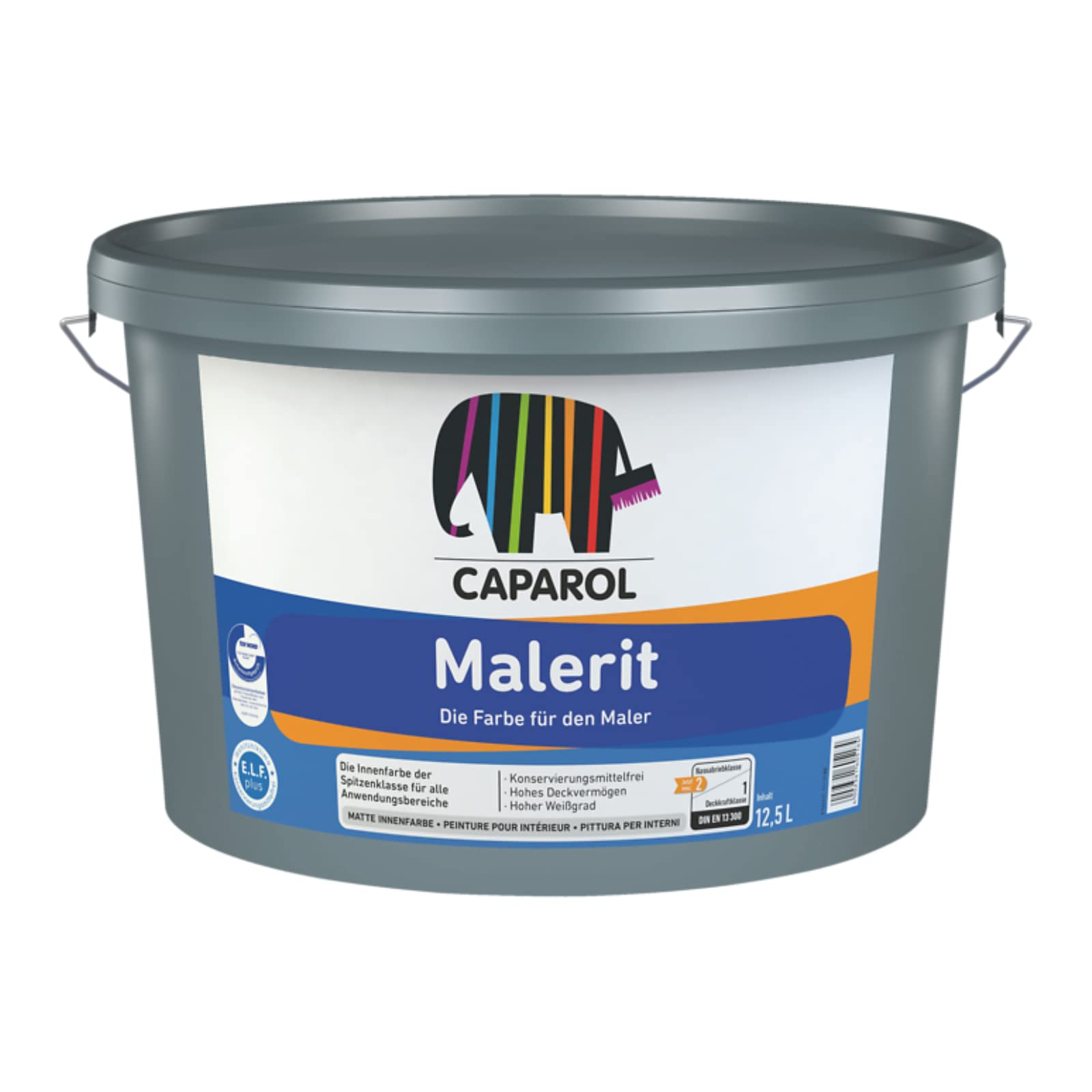 Caparol Malerit E.L.F. plus Größe 12,5 LTR, Farbe weiß