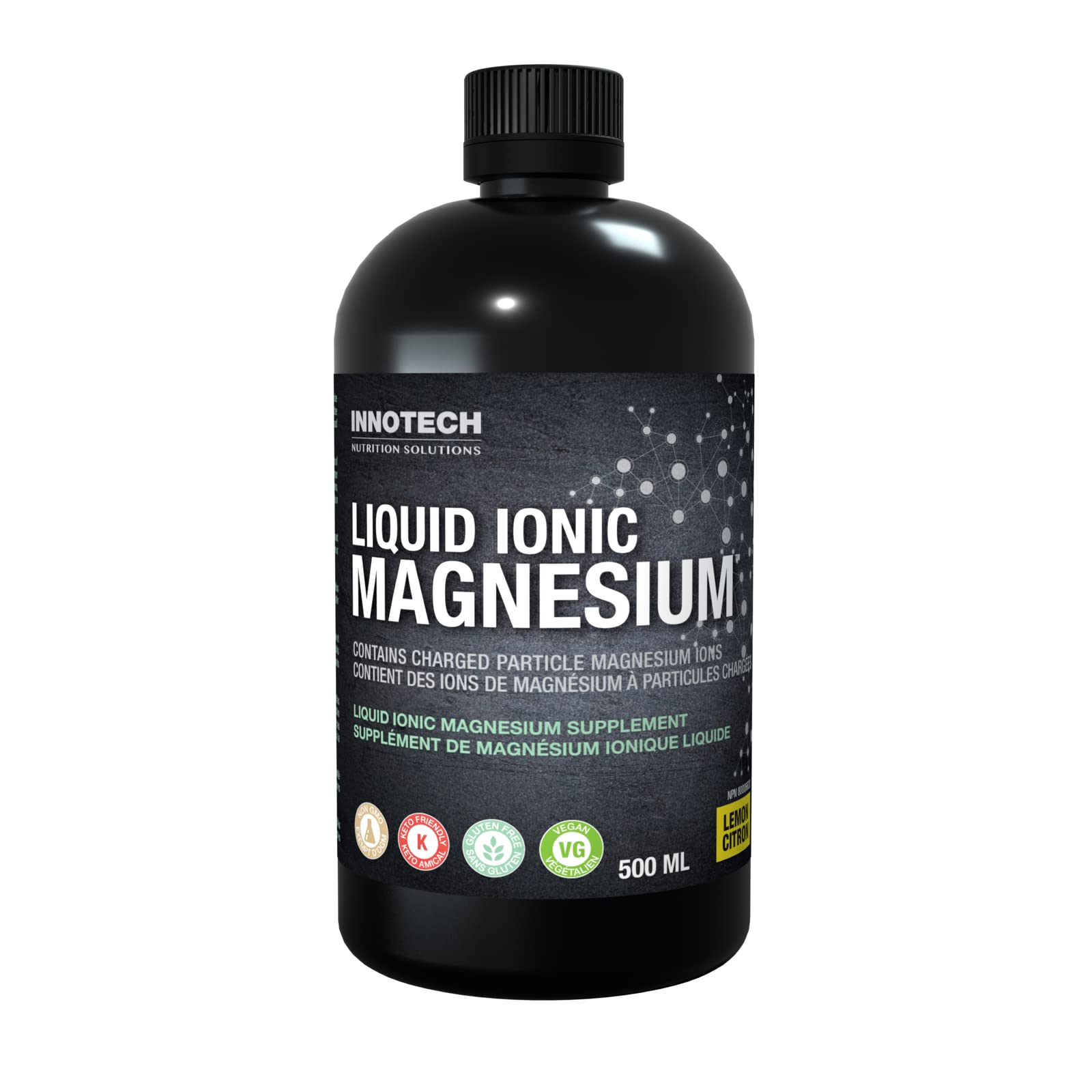 Liquid Ionic Magnesium Lemon - 500 ml (with Vitamin C) : Amazon.ca