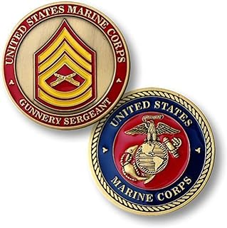 U.S. Marine Corps Gunnery Sergeant Challenge Coin