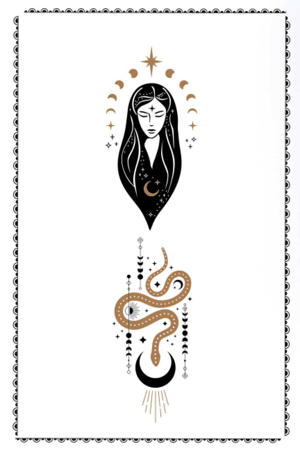 Moon Goddess notebook