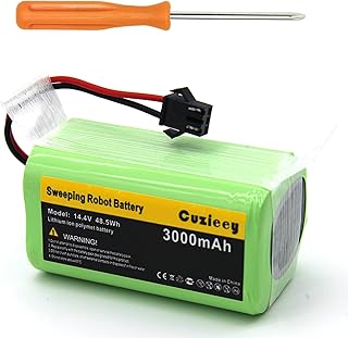 Eufy RoboVac Replacement Battery 14.4V 3000mAh for 11, 11S, 30, 30C, 15C, 15T, 12, 35C, 15C MAX, Ecovacs Deebot N79S, 500, N79, DN622, Tesvor X500 Robot Vacuum Cleaners