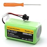 Replacement Battery for Eufy RoboVac 11, 11S, 30, 30C, 15C, 15T, 12, 35C, 15C MAX, for Ecovacs Deebot N79S, 500, N79, DN622, for Tesvor X500 Robot Vacuum Cleaners 14.4V 3000mAh