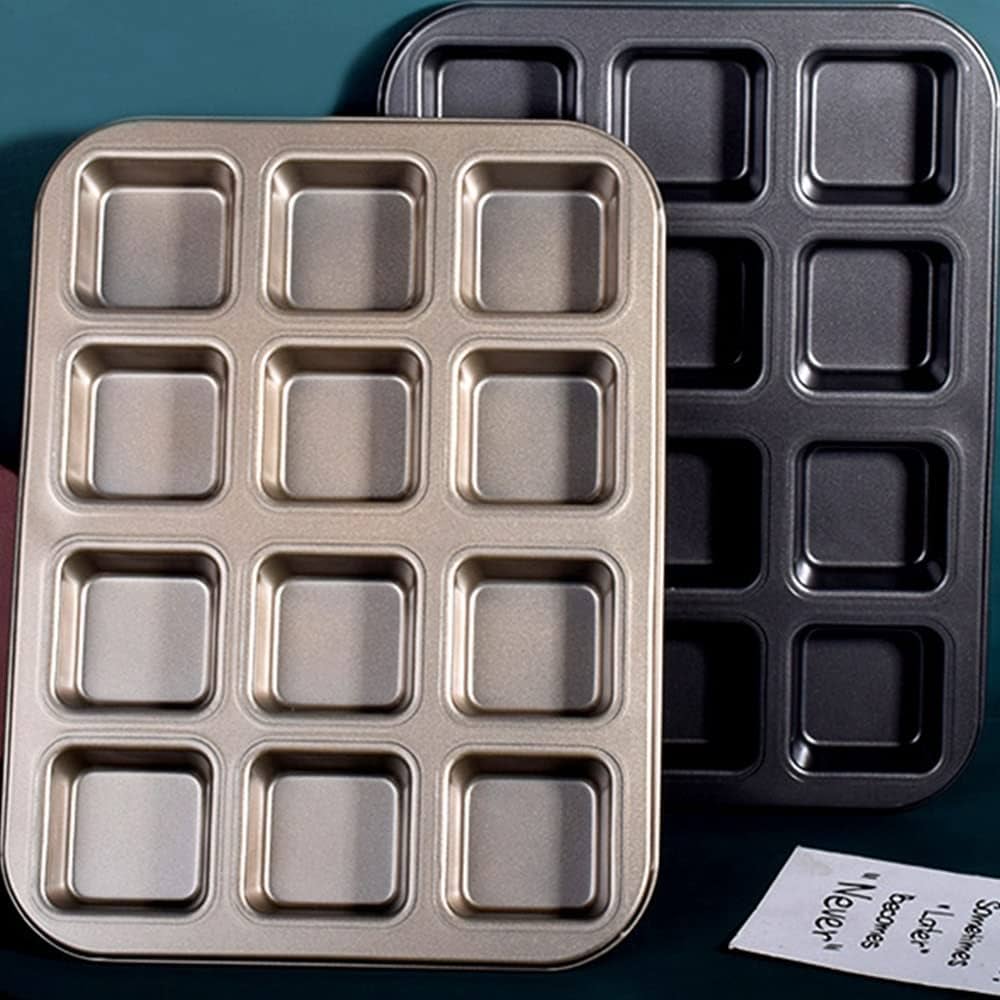 Moule à Cupcakes Perforé 6 Cavités Antiadhésif : Acier Au Carbone Pour Muffins, Petits Pains, Tartelettes