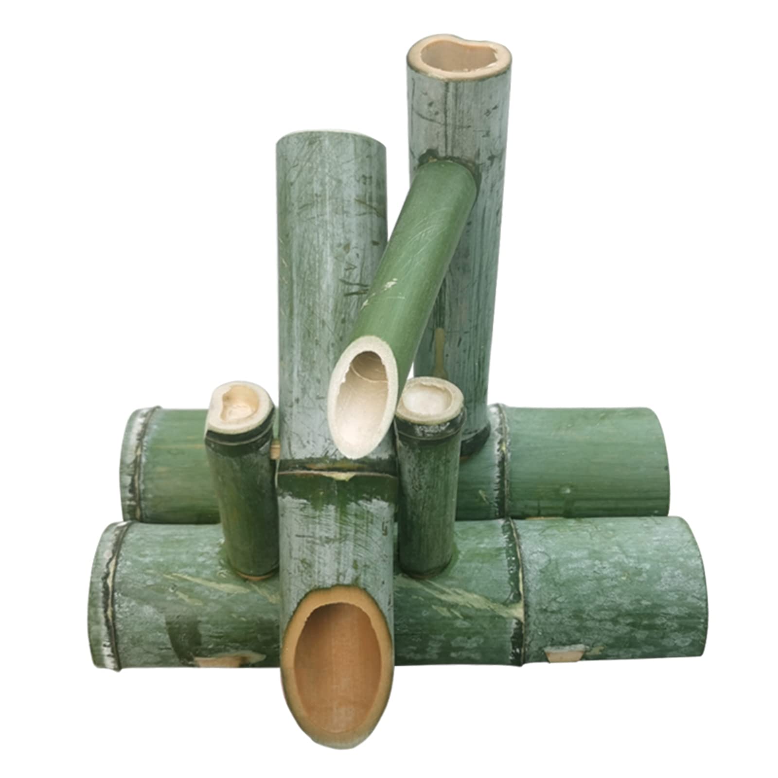 asdchZen Bamboo Water Feature Swing Pump Zen Garden Water Fountain Water Landscape Japanese Garden Decoration External Scene, 75Cm/29.5In,75cm/29.5in