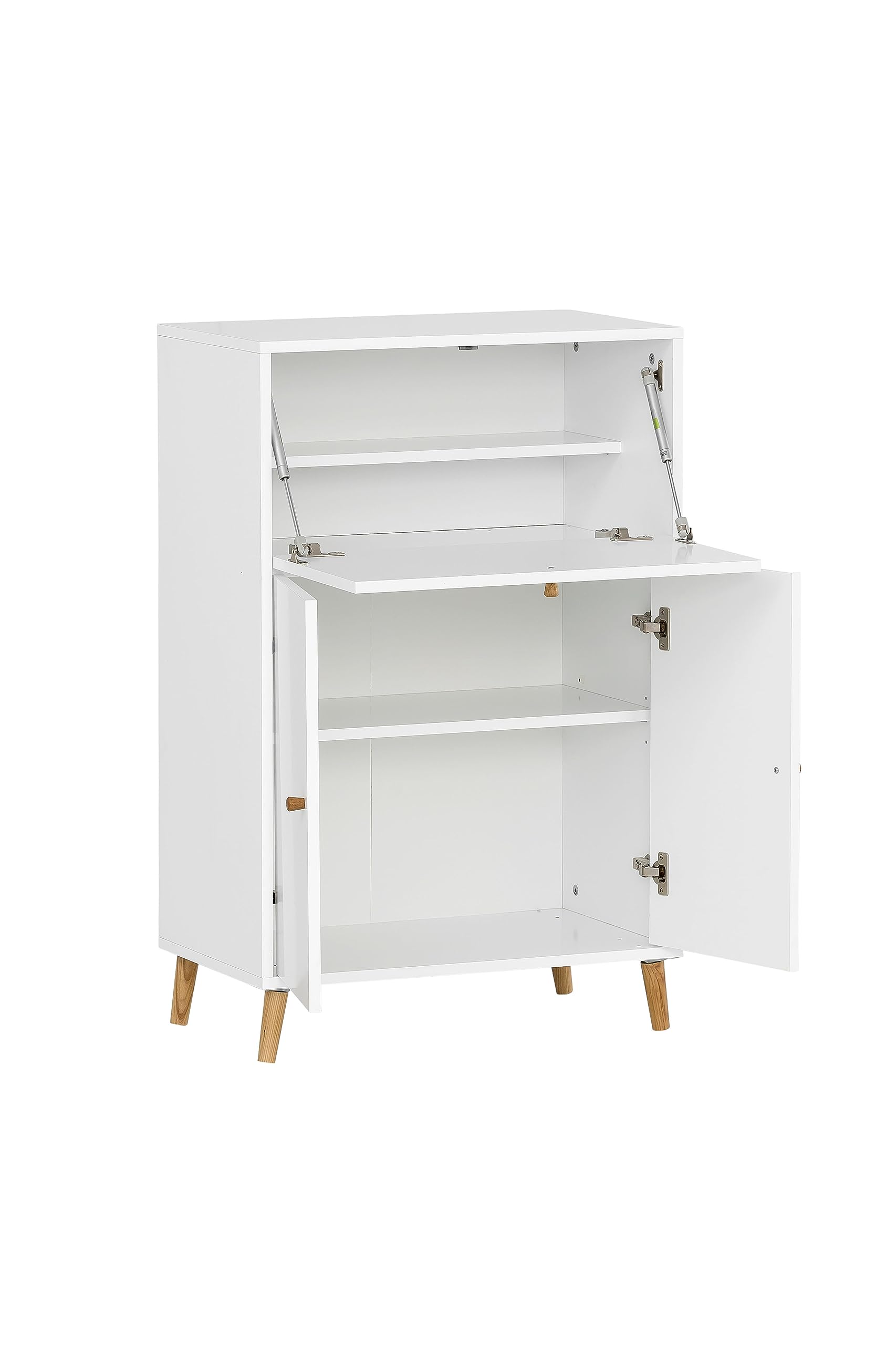 Schildmeyer Secrétaire série Rena 500, 153502, Blanc, 65,2 x 39 x 101,7 cm