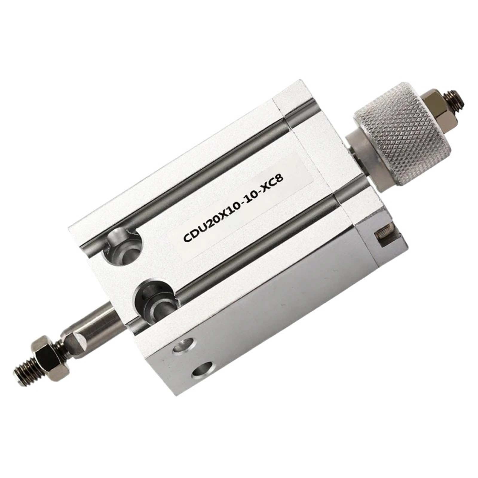 Vérin pneumatique compact CDU10X20-20-XC8 double action pour intégration