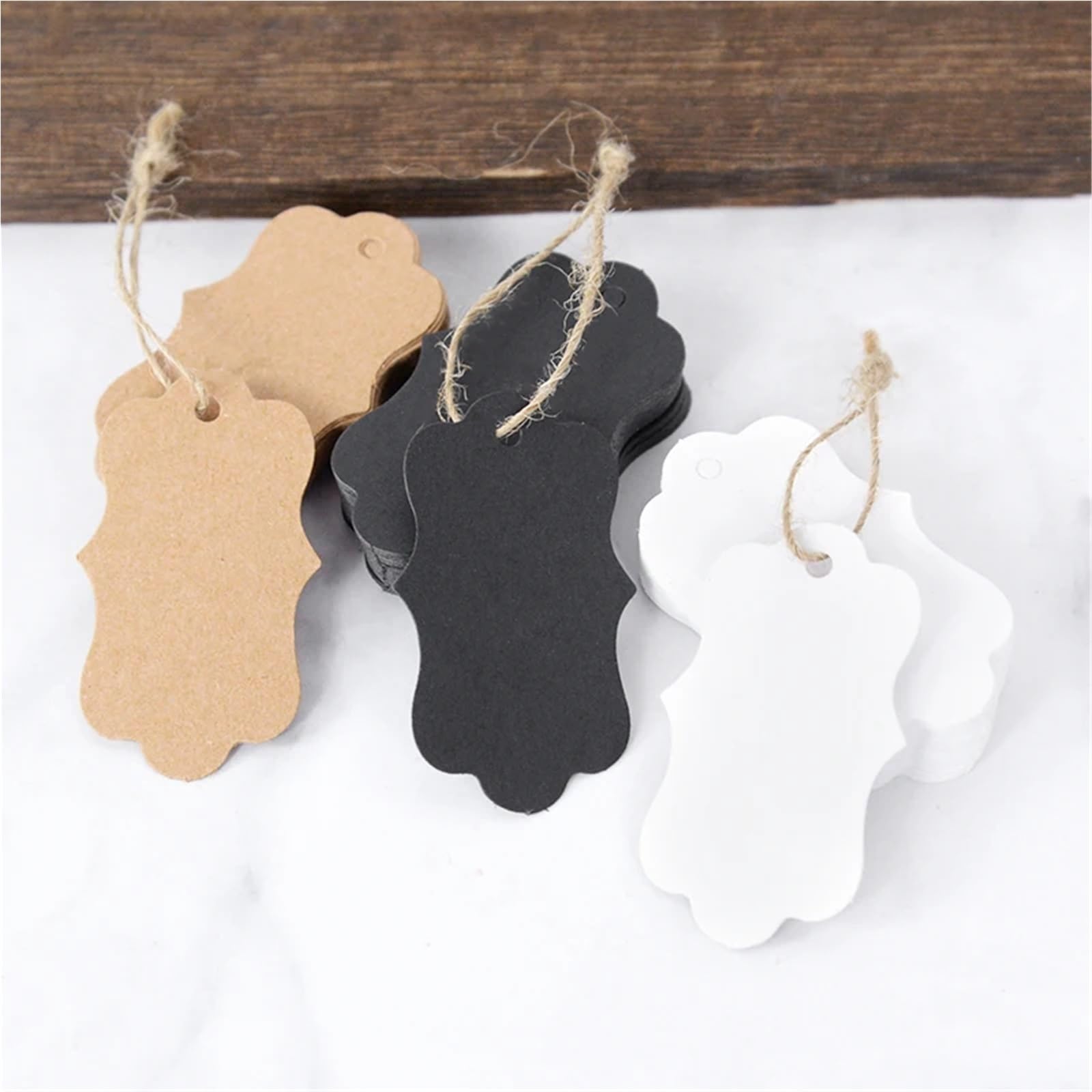 Handgefertigte Geschenkanhänger mit Schnur for Kleidung, Geburtstag, Hochzeit, Urlaub, DIY-Bastelarbeiten