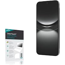 BoxWave Screen Protector Compatible with Huawei nova 12 Lite - ClearTouch Crystal Privacy 2-Pack, Privacy Screen Protector Flexible Film Clear