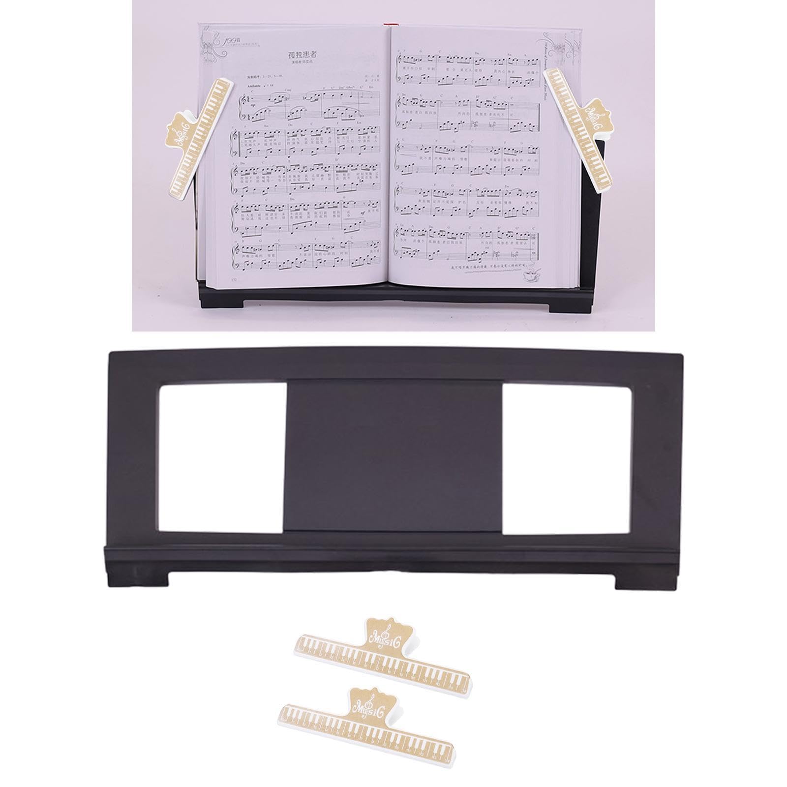 MERISHOPP®Keyboard Music Stand Lightweight Sheet Music Stand for Beginner Professional Gold Clips|Musical Instruments & Gear | Music Stands|1 Electronic Piano Music Stand - Image 7 thumbnail