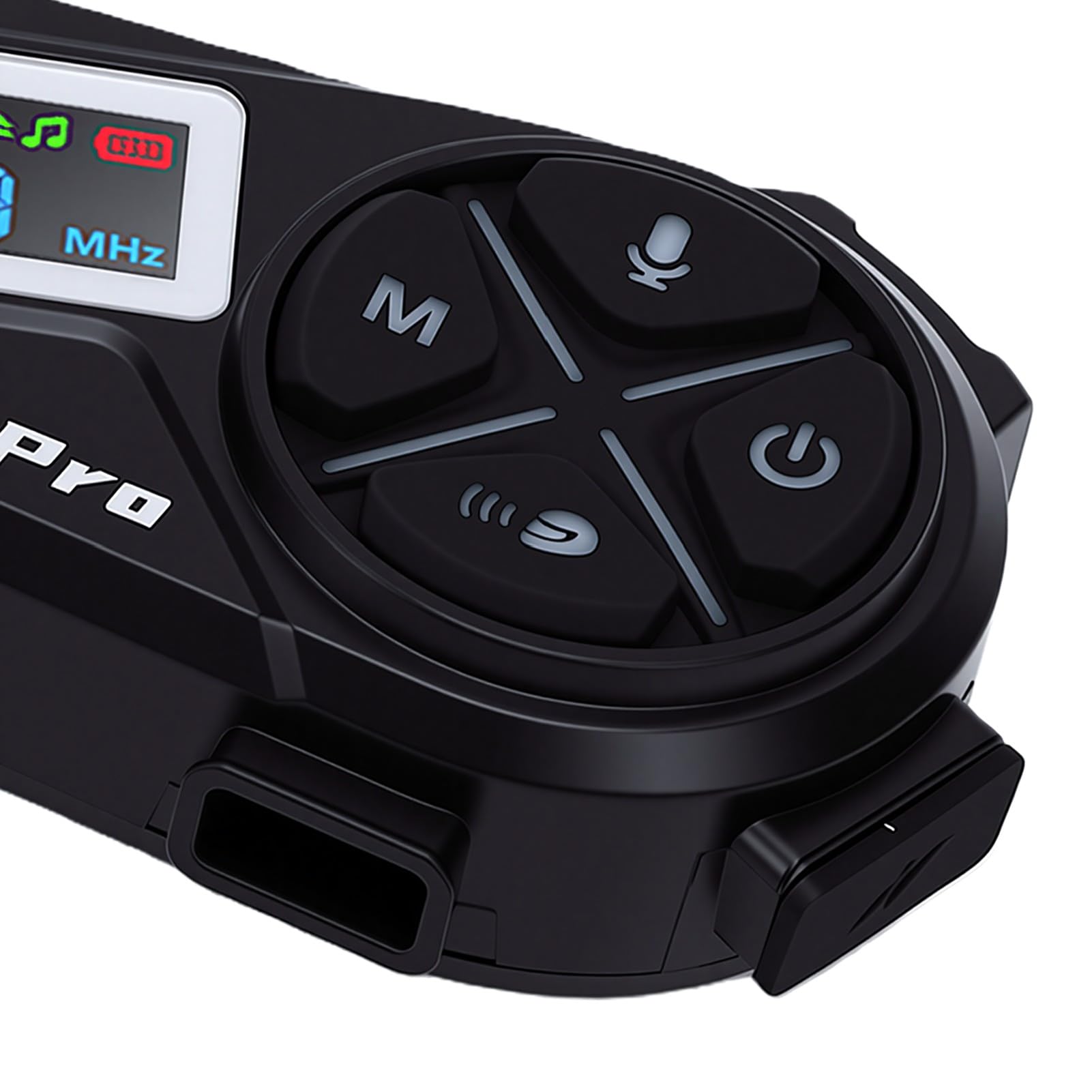 Casque Bluetooth pour Moto, avec Micro Antibruit et Affichage LED pour Les Aventures en Plein Air, Son HiFi, étanche