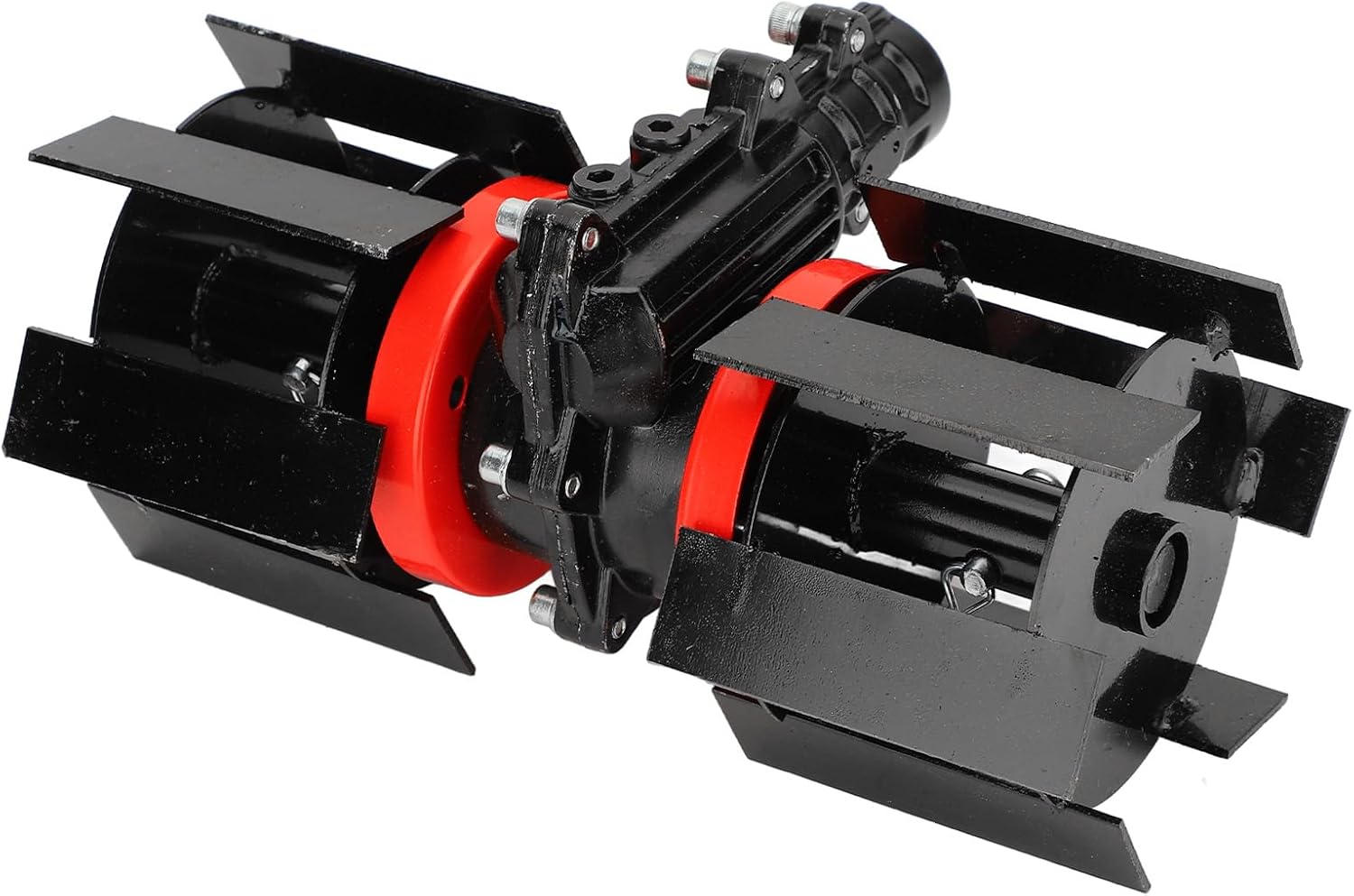 9 Tooth Grass Trimmer Weeding Wheel Trimmer Deep Plowing Wheel Garden Tiller Loose Soil Accessory (28mm)