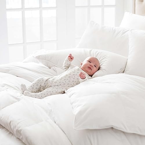 Miniatura 2 de Pine Cone Hill Savasana Baffle Box - Inserto de edredón, tamaño individual, color blanco