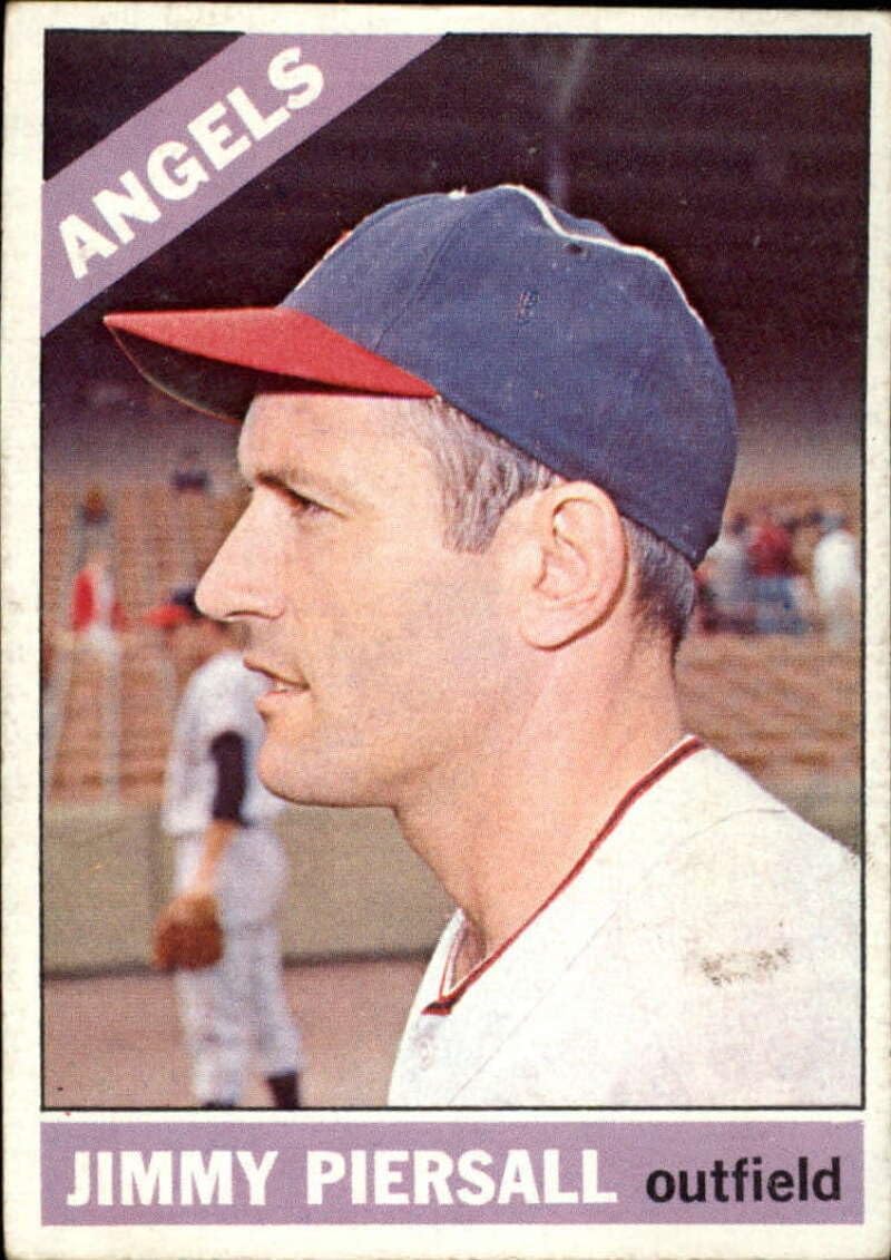 1966 Topps High Series 7 Baseball #565 Jim Jimmy Piersall SP California Angels Set Break #1 Trading Card (Scans Show Actual Card)