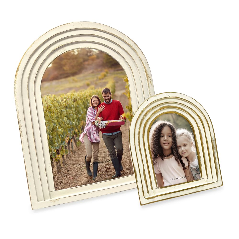 ☆タイムセール☆【希少】鹿島アントラーズ　ジーコ飾り写真　フォトフレーム Amazon.com - Isaac Jacobs 4x6 Vertical White with Gold, Arc Resin