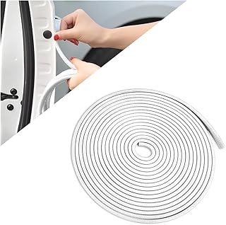 Car Door Protector Edge Guard, Universal Car Door Protector Edge Guard Flexible and Leak-Proof with Strong Adhesive for Cars and Trucks - 5M - White - Kaber Egypt 2020