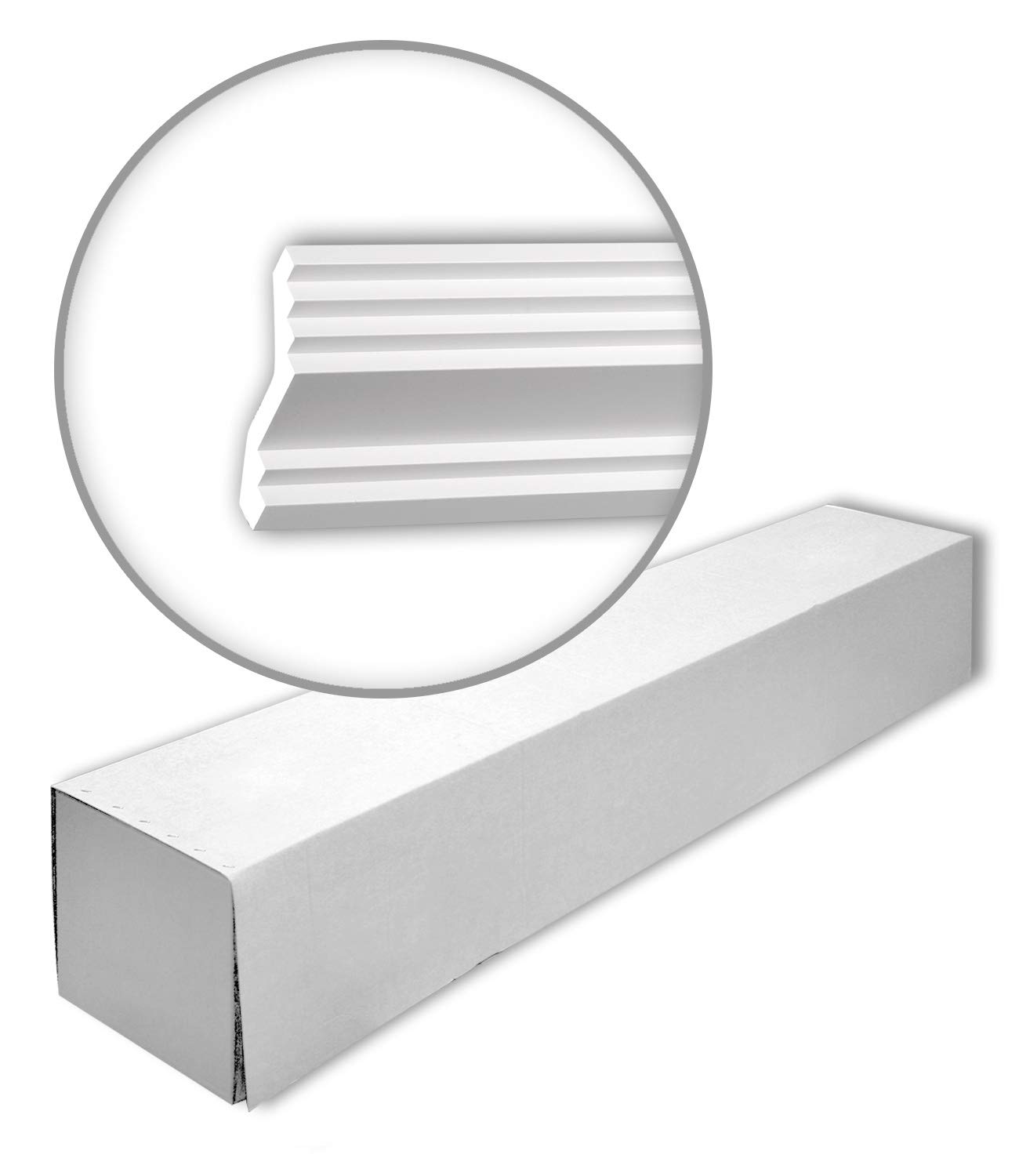 Moulures de plafond Profhome 150276 en mousse polyuréthane rigide 20m