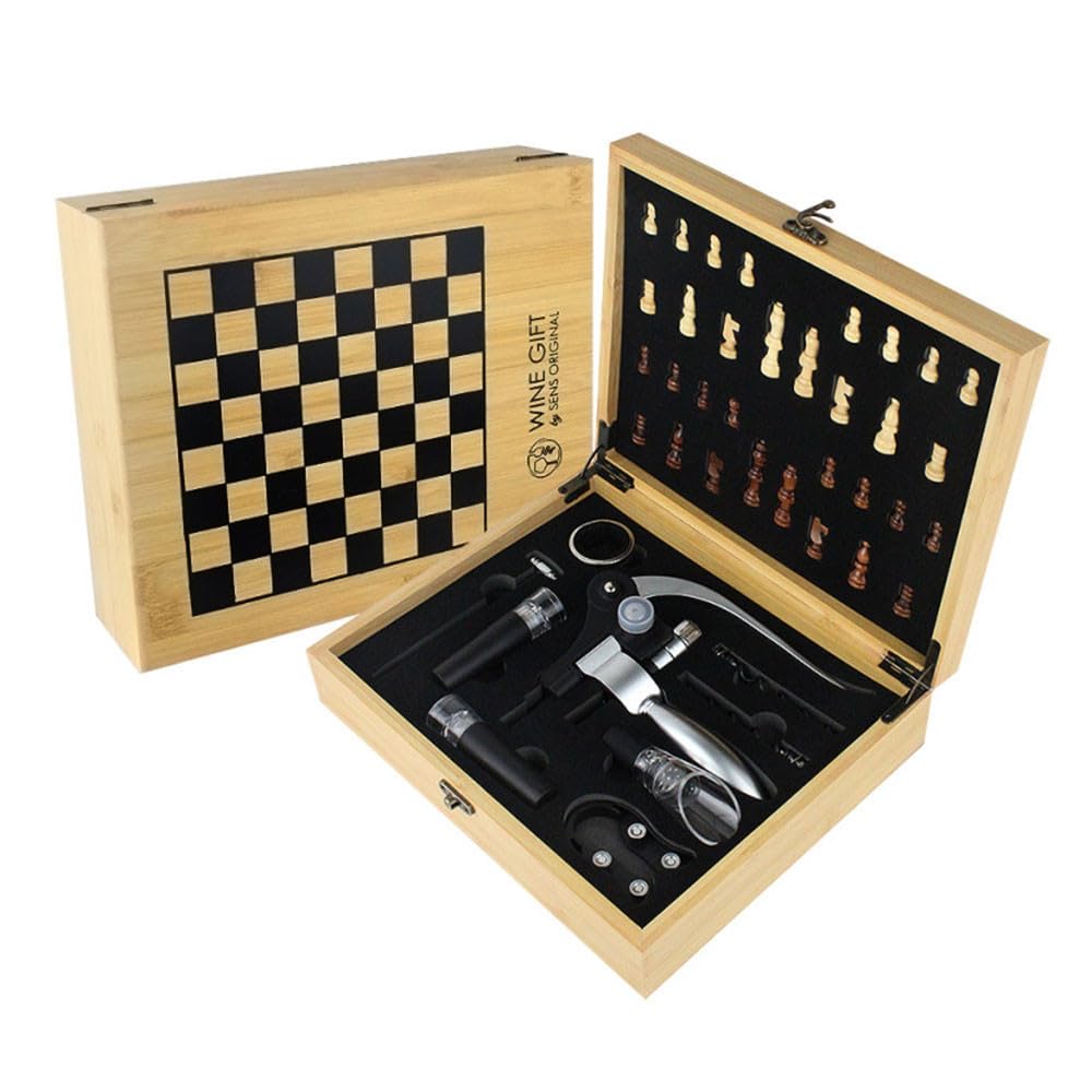 Coffret instruments du vin et jeu d'échecs Sens Original complet