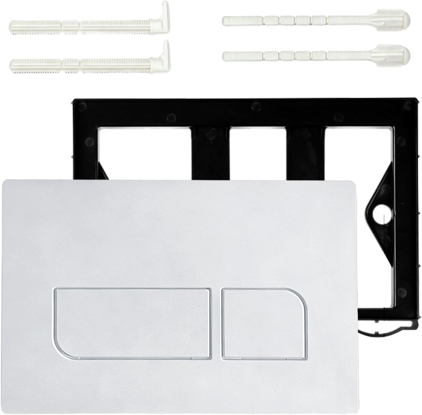 Push Plate Toilet Actuator Plate Cistern Replacement Parts Compatible with Geberit Sigma01 UP300 & 320 Actuator Plate (White)
