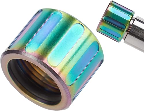 Vista 19 de NDZ Performance Protector de rosca de barril de 1/2x28 pulgadas de aluminio anodizado y acero inoxidable Cerakote o PVD con junta tórica, fabricado