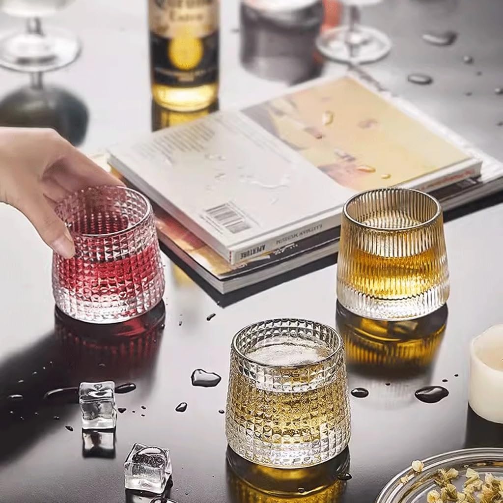 Glass Coffee Cups Glass Drinking Glass, Household Glass, Transparent Beer Glass, Suitable for Home Office, Bar, Etc. Glass Coffee Mugs