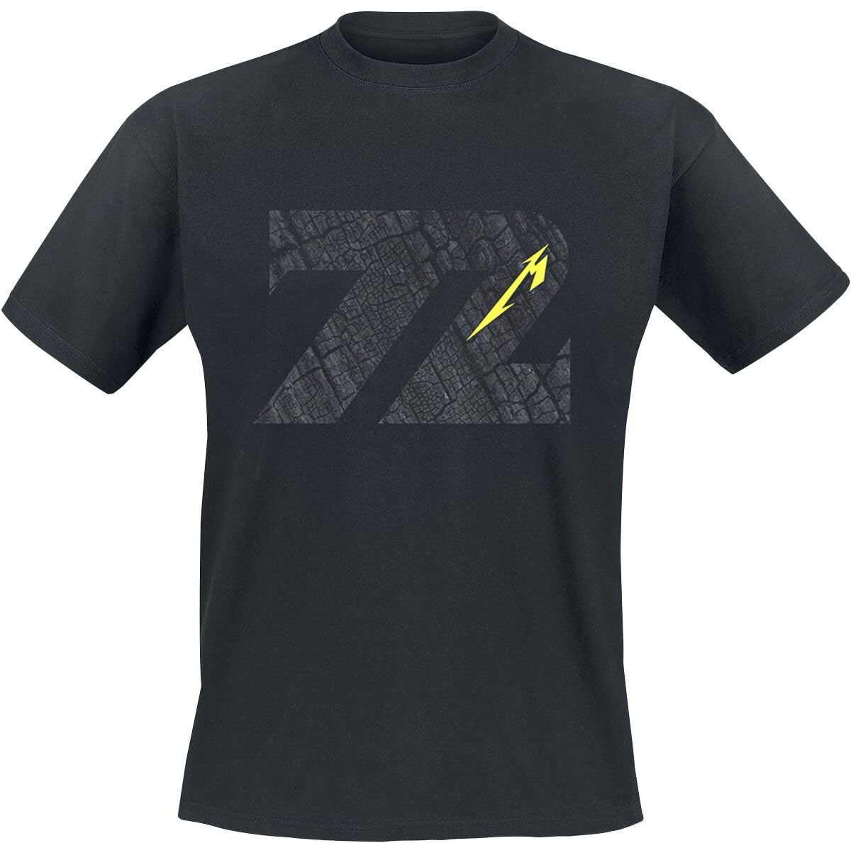 Rock Off Officially Licensed Products Metallica T Shirt M72 Seasons Charred Band Logo Official Unisex Black XL