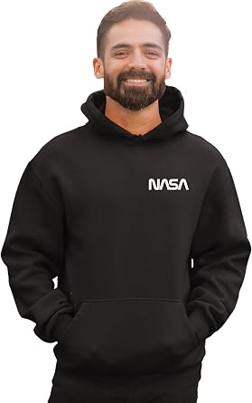 Go All Out NASA Worm Logo Left Chest Mens Women Youth Sweatshirt Hoodie