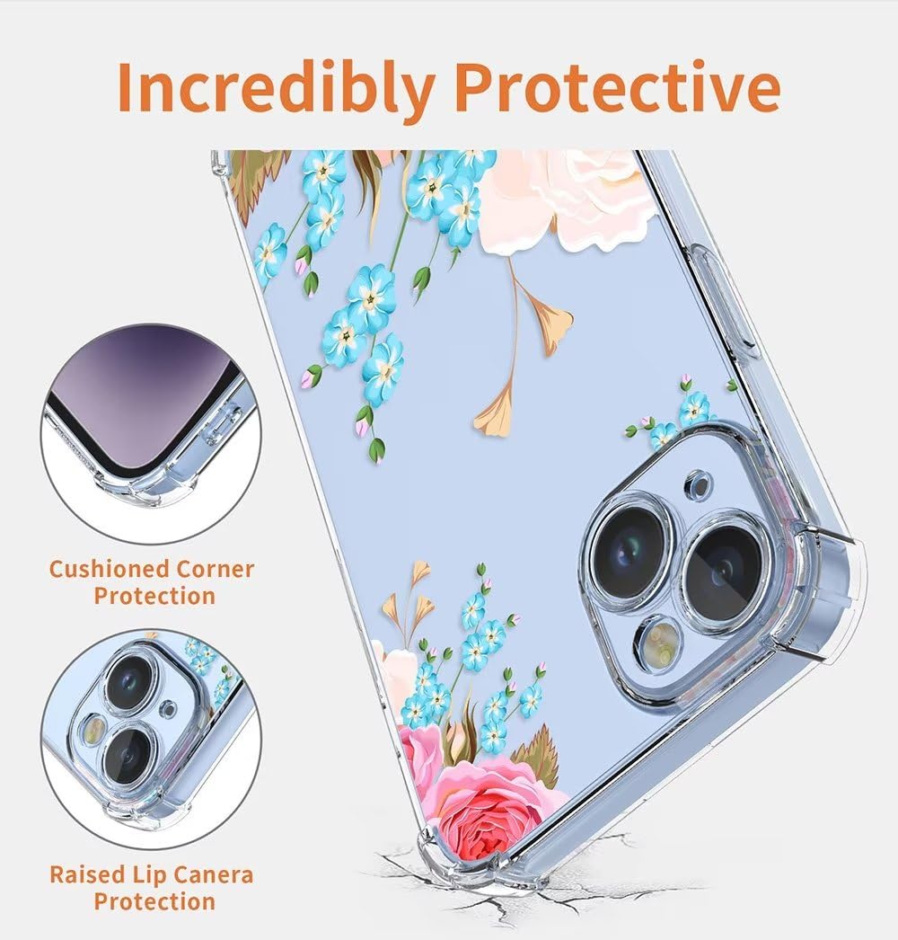 SEAHAI Cover Per Xiaomi Redmi 12C / 11A - Custodia TPU Con Anello Supporto 360° - Design Astronauta Verde Scuro