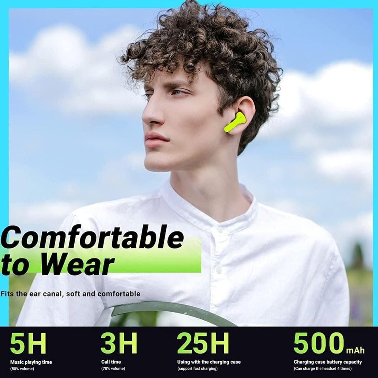 Arrow Dancer CY T2 earbuds battery life information